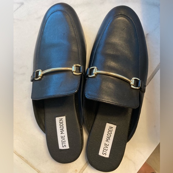 Steve Madden Shoes - Women's Steve Madden Galilea Leather Mules size 8
